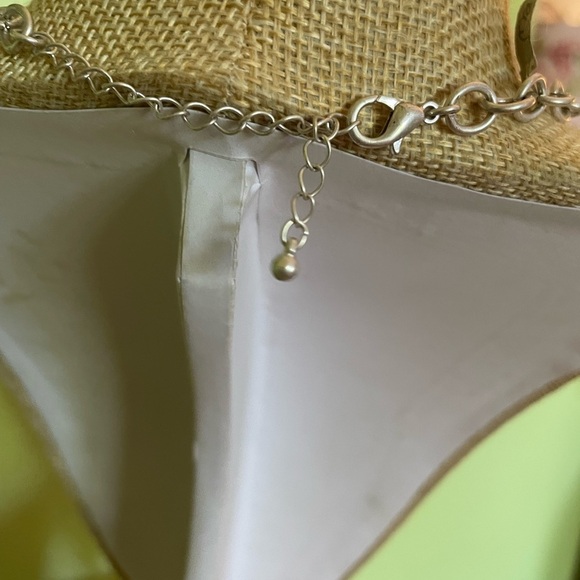 Silver Beaded Necklace with Cross Pendants - Picture 9 of 9